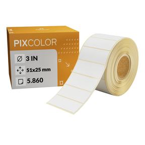 PixColor Industrial Labels 51x25 Thermal