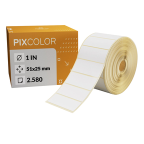PixColor Desk Labels 51x25 Transfer