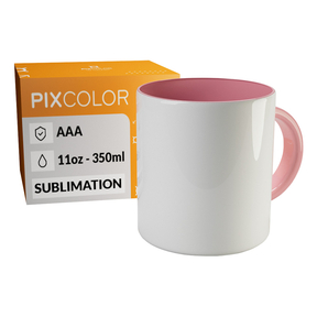 PixColor Pink Sublimation Mug - Premium AAA Quality 