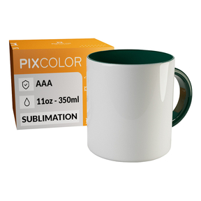 PixColor Green Sublimation Mug - Premium AAA Quality