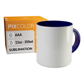 PixColor Navy Blue Sublimation Mug - Premium AAA Quality 