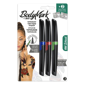 BIC BodyMark (Blíster 3 Pcs. + 2 Templates) (Old School)